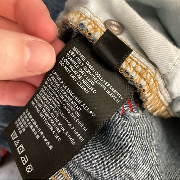 BDG Urban Outfitters Loose Straight Denim Jeans size 25 - Picture 8 of 9